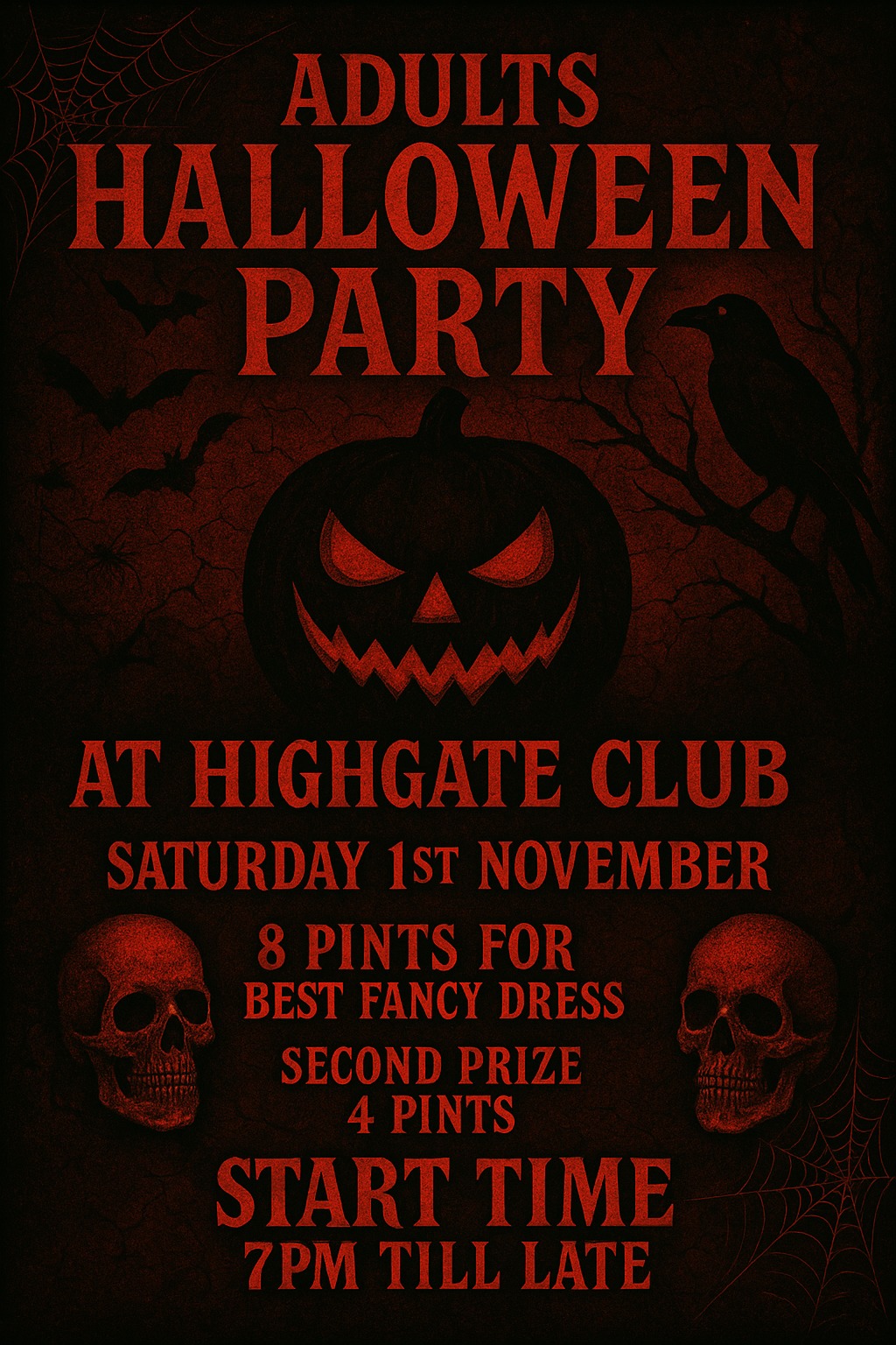 Adults Halloween Party